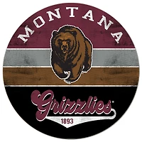 Montana Grizzlies 20'' x 20'' Retro Logo Circle Sign