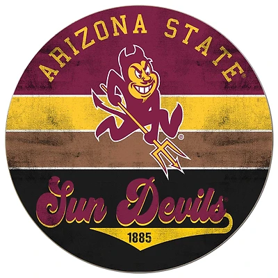 Arizona State Sun Devils 20'' x 20'' Retro Logo Circle Sign