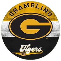 Grambling Tigers 20'' x 20'' Retro Logo Circle Sign