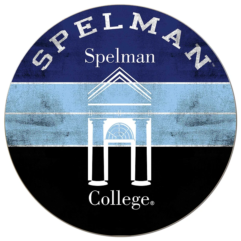 Spelman College Jaguars 20'' x 20'' Retro Logo Circle Sign