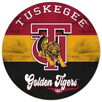 Tuskegee Golden Tigers 20'' x 20'' Retro Logo Circle Sign