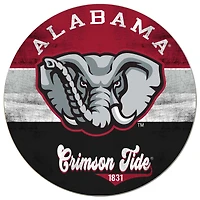 Alabama Crimson Tide 20'' x 20'' Retro Logo Circle Sign
