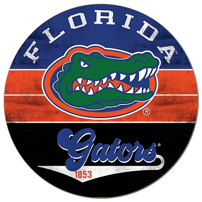 Florida Gators 20'' x 20'' Retro Logo Circle Sign