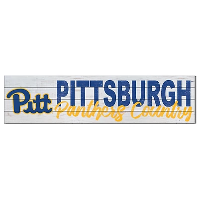 Pitt Panthers 40'' x 10'' Logo Sign