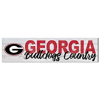 Georgia Bulldogs 40'' x 10'' Logo Sign