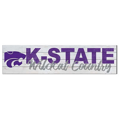 Kansas State Wildcats 40'' x 10'' Logo Sign