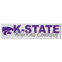 Kansas State Wildcats 40'' x 10'' Logo Sign