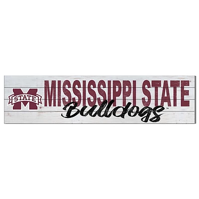 Mississippi State Bulldogs 40'' x 10'' Logo Sign