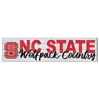 NC State Wolfpack 40'' x 10'' Logo Sign