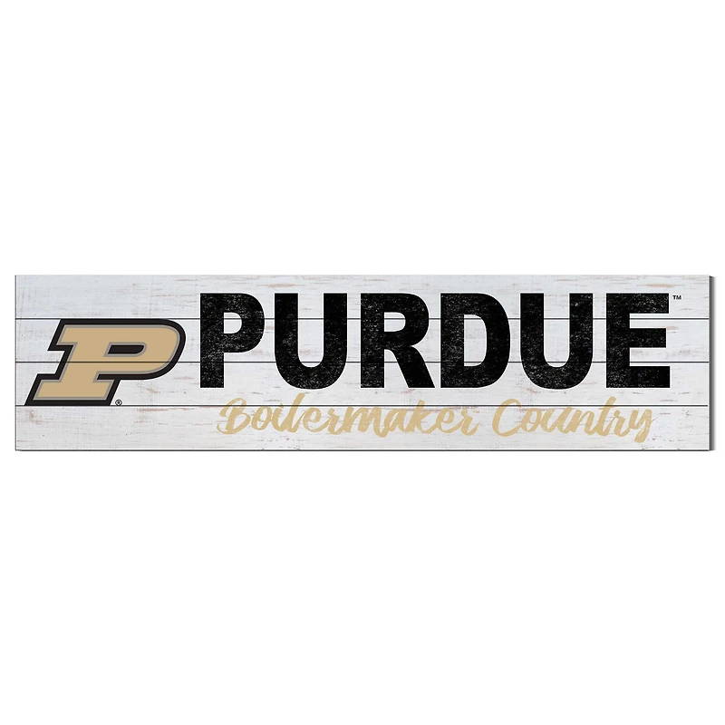 Purdue Boilermakers 40'' x 10'' Logo Sign