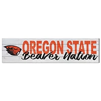 Oregon State Beavers 40'' x 10'' Logo Sign