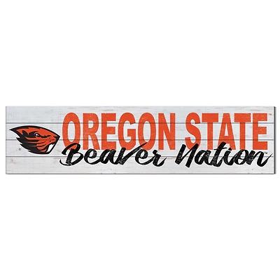 Oregon State Beavers 40'' x 10'' Logo Sign