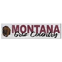 Montana Grizzlies 40'' x 10'' Logo Sign