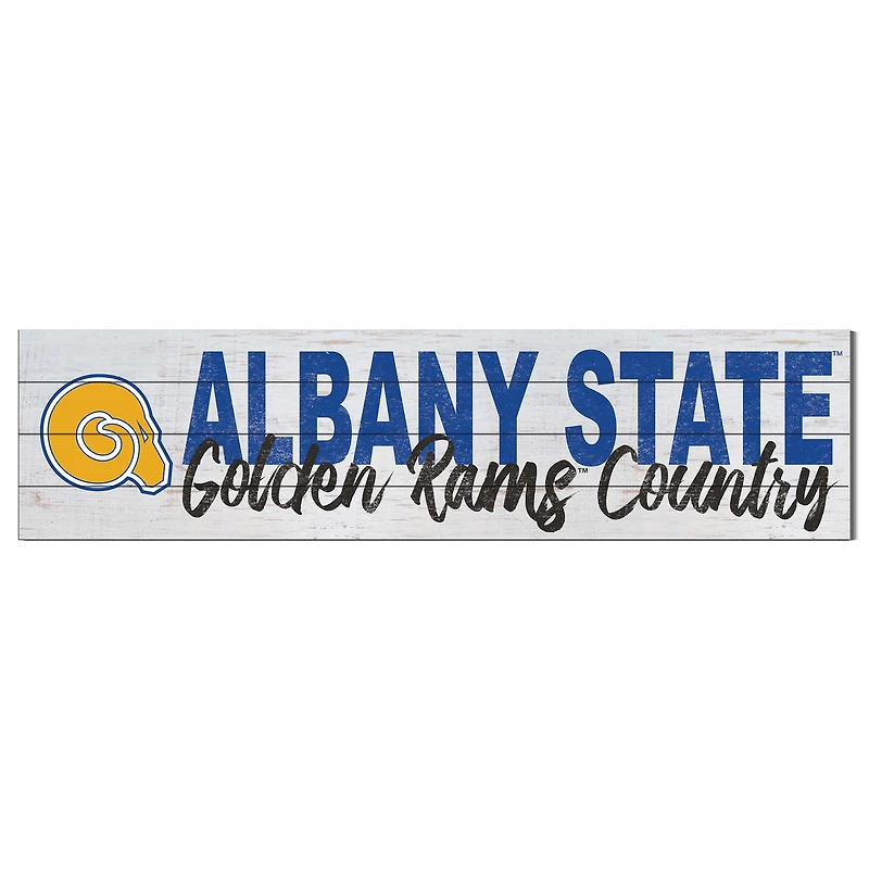 Albany State Golden Rams 40'' x 10'' Logo Sign