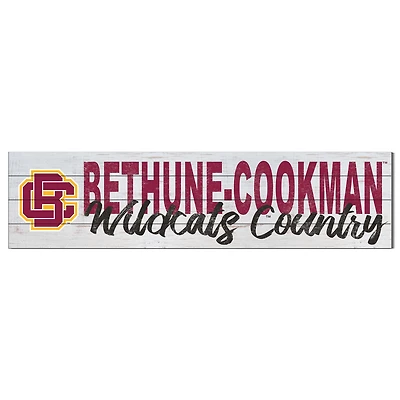Bethune-Cookman Wildcats 40'' x 10'' Logo Sign