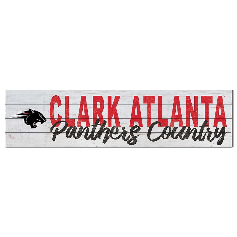 Clark Atlanta University Panthers 40'' x 10'' Logo Sign