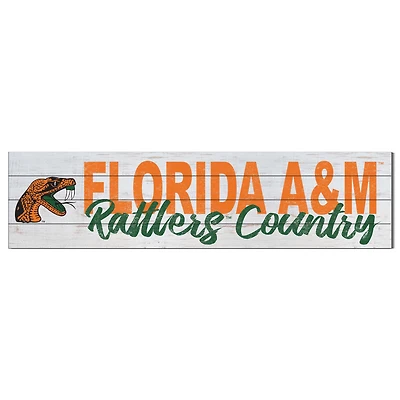 Florida A&M Rattlers 40'' x 10'' Logo Sign