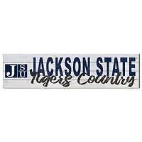 Jackson State Tigers 40'' x 10'' Logo Sign
