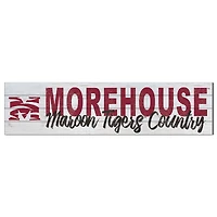 Morehouse Maroon Tigers 40'' x 10'' Logo Sign