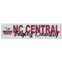 North Carolina Central Eagles 40'' x 10'' Logo Sign