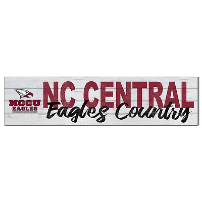 North Carolina Central Eagles 40'' x 10'' Logo Sign