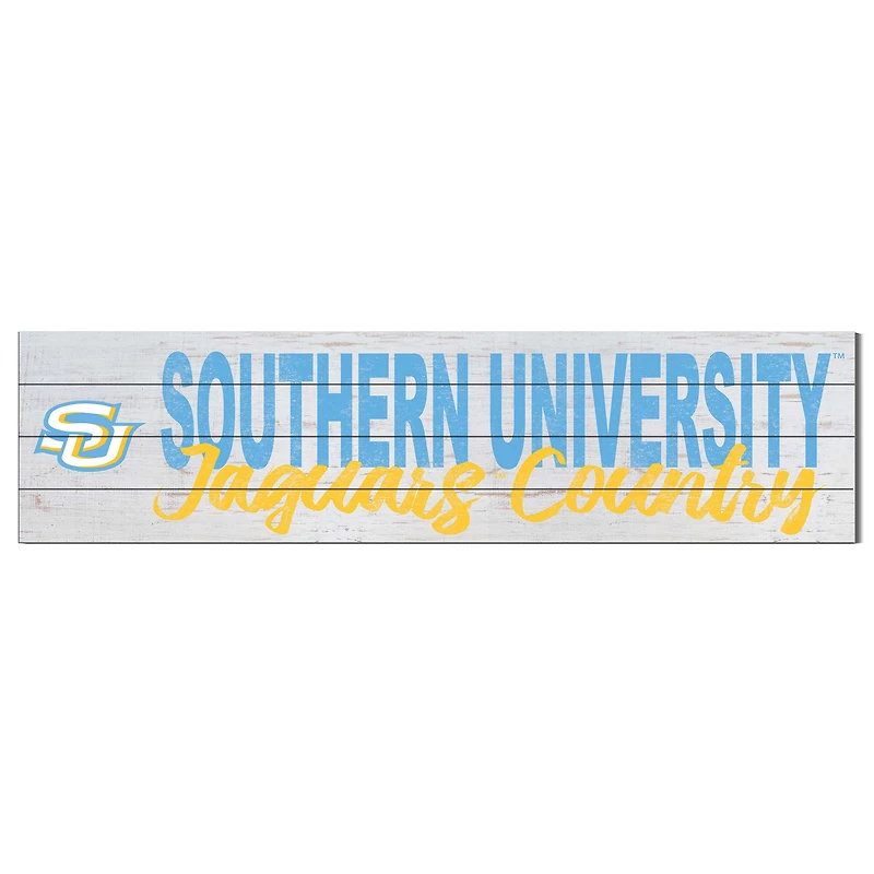Southern University Jaguars 40'' x 10'' Logo Sign
