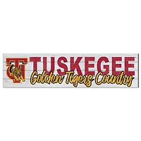 Tuskegee Golden Tigers 40'' x 10'' Logo Sign