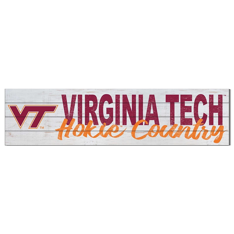 Virginia Tech Hokies 40'' x 10'' Logo Sign