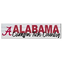 Alabama Crimson Tide 40'' x 10'' Logo Sign