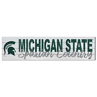 Michigan State Spartans 40'' x 10'' Logo Sign