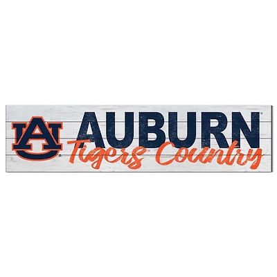 Auburn Tigers 40'' x 10'' Logo Sign