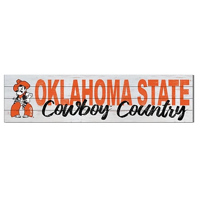 Oklahoma State Cowboys 40'' x 10'' Logo Sign