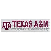 Texas A&M Aggies 40'' x 10'' Logo Sign