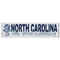 North Carolina Tar Heels 40'' x 10'' Logo Sign