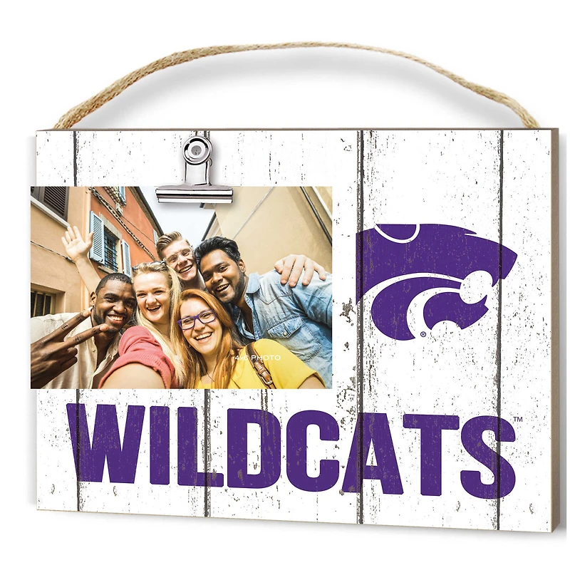 Kansas State Wildcats 8'' x 10'' Weathered Clip It Frame