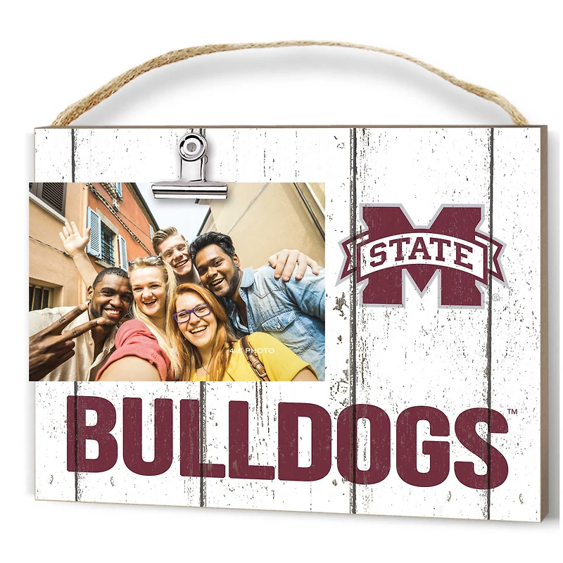Mississippi State Bulldogs 8'' x 10'' Weathered Clip It Frame