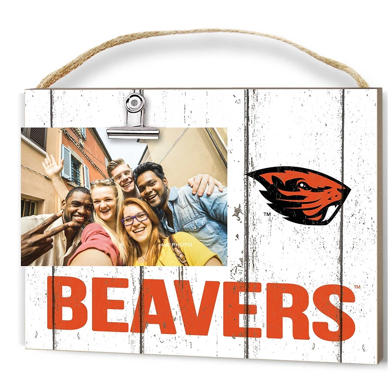 Oregon State Beavers 8'' x 10'' Weathered Clip It Frame