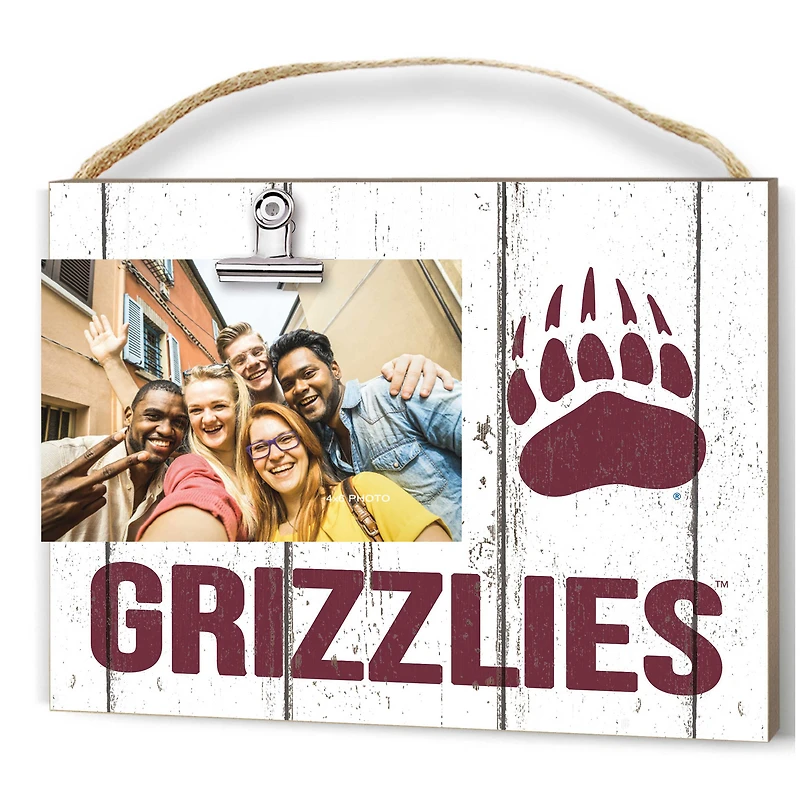 Montana Grizzlies 8'' x 10'' Weathered Clip It Frame