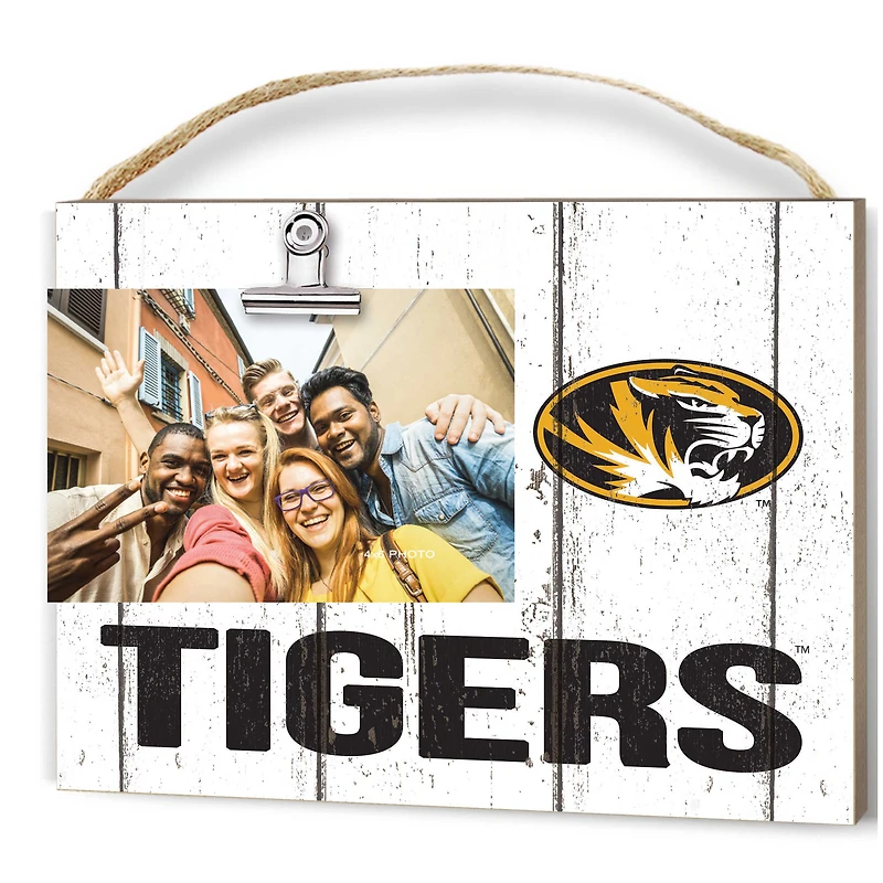 Missouri Tigers 8'' x 10'' Weathered Clip It Frame