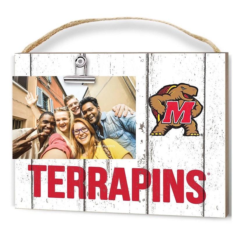 Maryland Terrapins 8'' x 10'' Weathered Clip It Frame