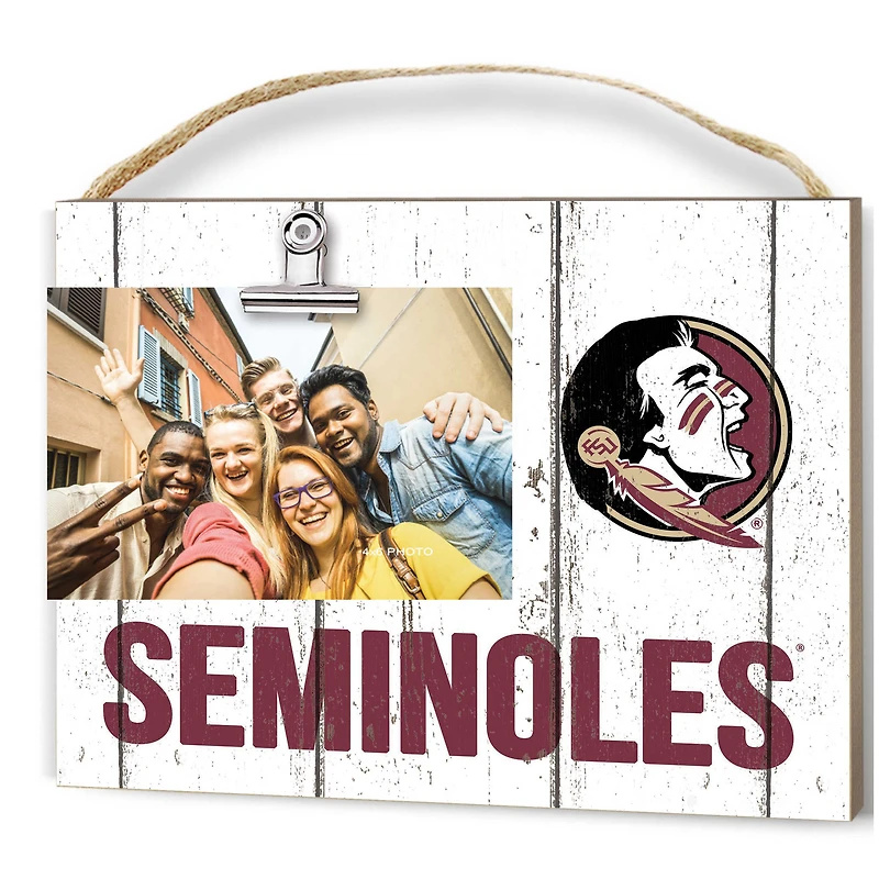 Florida State Seminoles 8'' x 10'' Weathered Clip It Frame