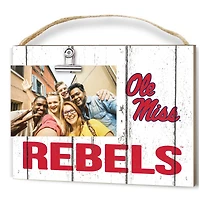 Ole Miss Rebels 8'' x 10'' Weathered Clip It Frame