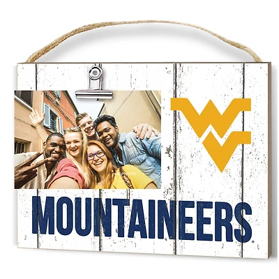 West Virginia Mountaineers 8'' x 10'' Weathered Clip It Frame
