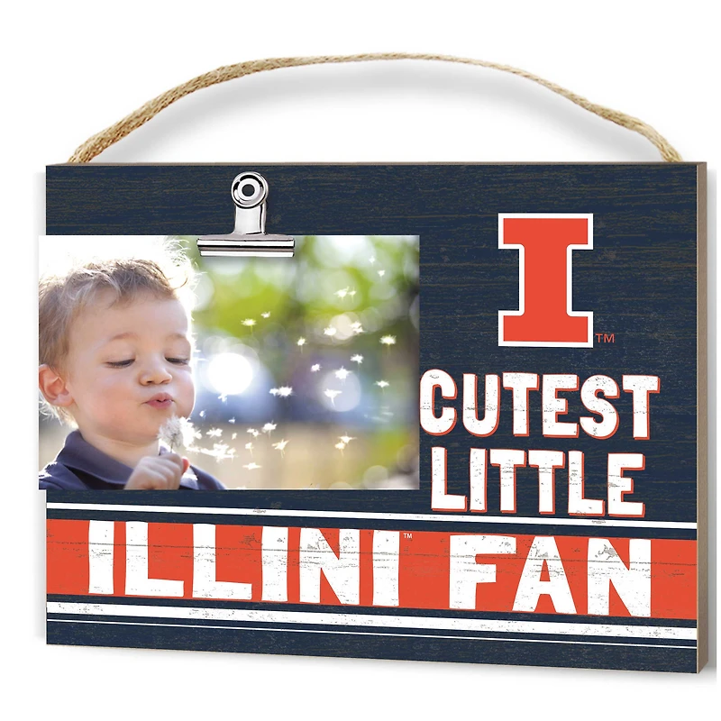 Illinois Fighting Illini 8'' x 10'' Cutest Little Team Logo Clip Photo Frame
