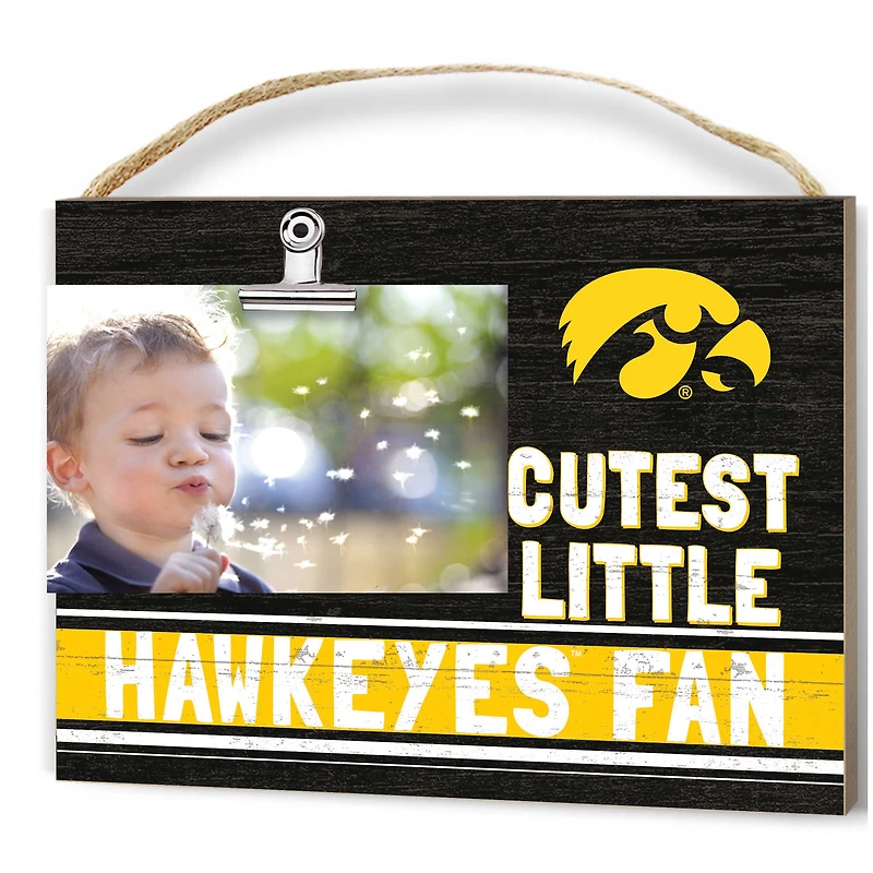 Iowa Hawkeyes 8'' x 10'' Cutest Little Team Logo Clip Photo Frame