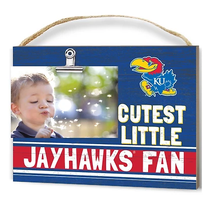 Kansas Jayhawks 8'' x 10'' Cutest Little Team Logo Clip Photo Frame
