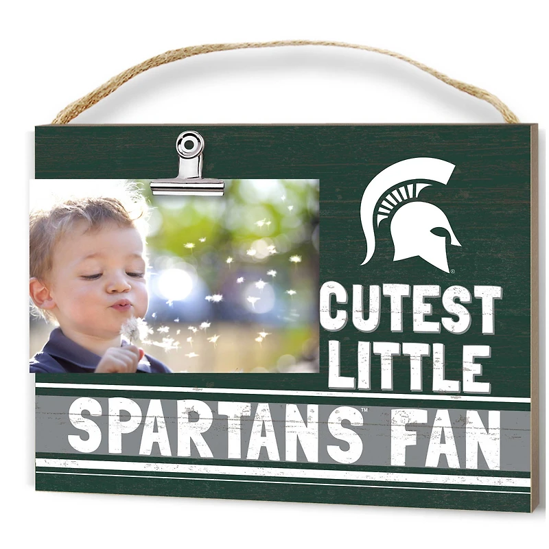 Michigan State Spartans 8'' x 10'' Cutest Little Team Logo Clip Photo Frame