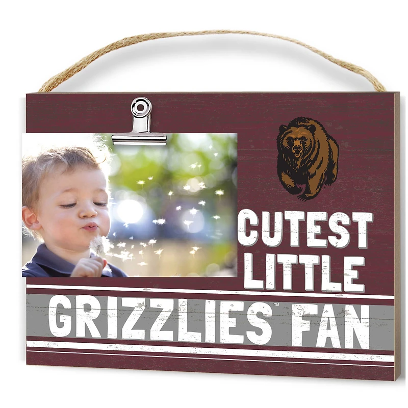 Montana Grizzlies 8'' x 10'' Cutest Little Team Logo Clip Photo Frame