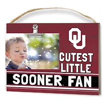 Oklahoma Sooners 8'' x 10'' Cutest Little Team Logo Clip Photo Frame