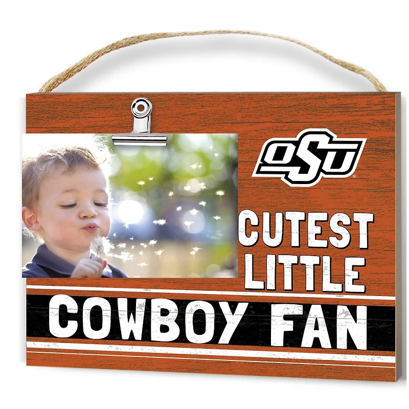 Oklahoma State Cowboys 8'' x 10'' Cutest Little Team Logo Clip Photo Frame